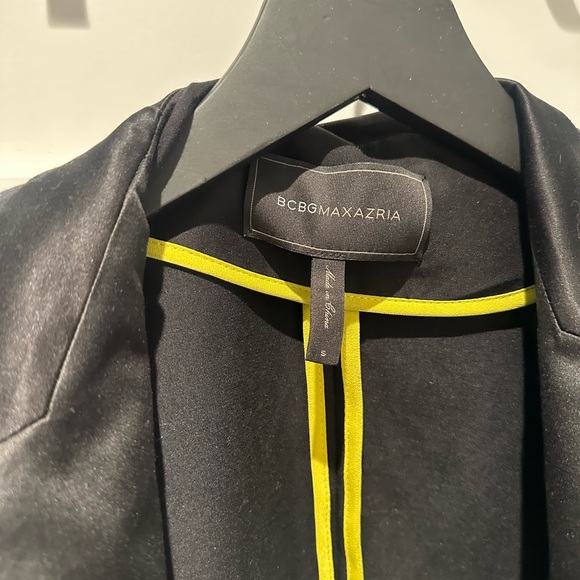 BCBG MAXAZRIA Black Trench Coat - Picture 2 of 2